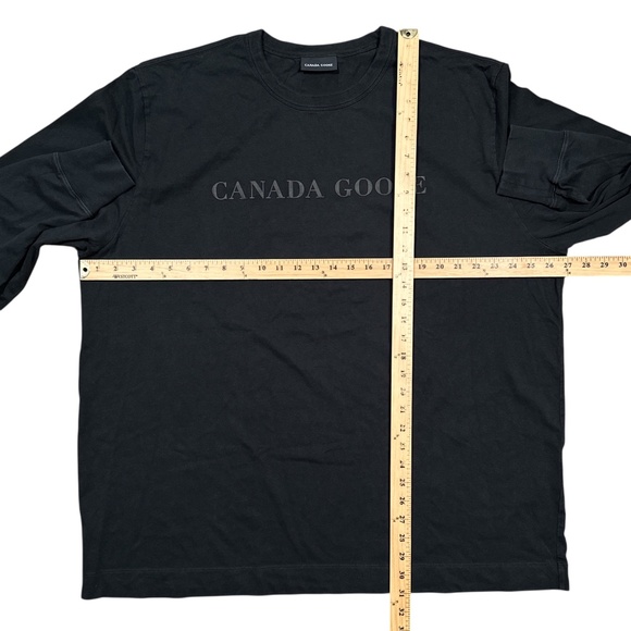 Canada Goose Gladstone Staff Uniform Big Logo Crewneck L/S T Shirt Mens 2XL - Picture 11 of 11